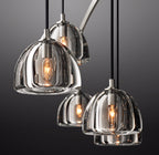 60 Inch Crystal Cluster Chandelier - Hemisphere