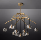60 Inch Crystal Cluster Chandelier - Hemisphere