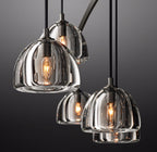 60 Inch Crystal Cluster Chandelier - Hemisphere