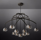 60 Inch Crystal Cluster Chandelier - Hemisphere