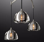 54 Inch Crystal Linear Chandelier - Hemisphere