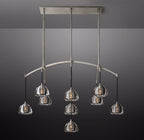 54 Inch Crystal Linear Chandelier - Hemisphere