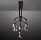 72 Inch Crystal Linear Chandelier - Hemisphere