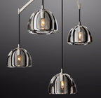 72 Inch Crystal Linear Chandelier - Hemisphere