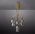 72 Inch Crystal Linear Chandelier - Hemisphere