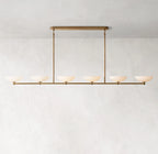 96 Inch Porcelain Bowl Linear Chandelier - Vernet