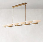96 Inch Porcelain Bowl Linear Chandelier - Vernet