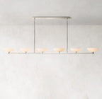 96 Inch Porcelain Bowl Linear Chandelier - Vernet