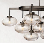 54 Inch Glass Bubble Oval Chandelier - Cabrette