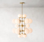 31 Inch Alabaster Bubble Chandelier - Cirque