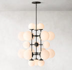 31 Inch Alabaster Bubble Chandelier - Cirque