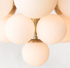 27 Inch Alabaster Bubble Chandelier - Cirque