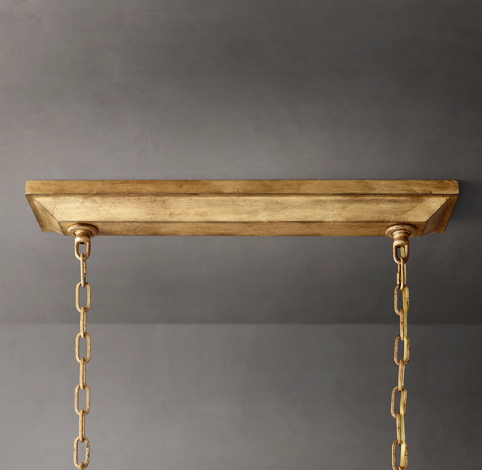 54 Inch Candelabra Rectangular Lantern Chandelier – Openwork