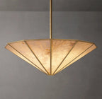 48 Inch Alabaster Umbrella Chandelier - Lucette