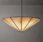 48 Inch Alabaster Umbrella Chandelier - Lucette