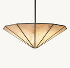 48 Inch Alabaster Umbrella Chandelier - Lucette