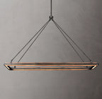 62 Inch Forged Iron Rectangular LED Chandelier - Peralta